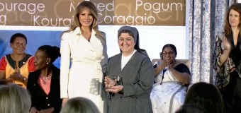 Первая леди США вручила премию «Women of Courage» сестре-салезианке