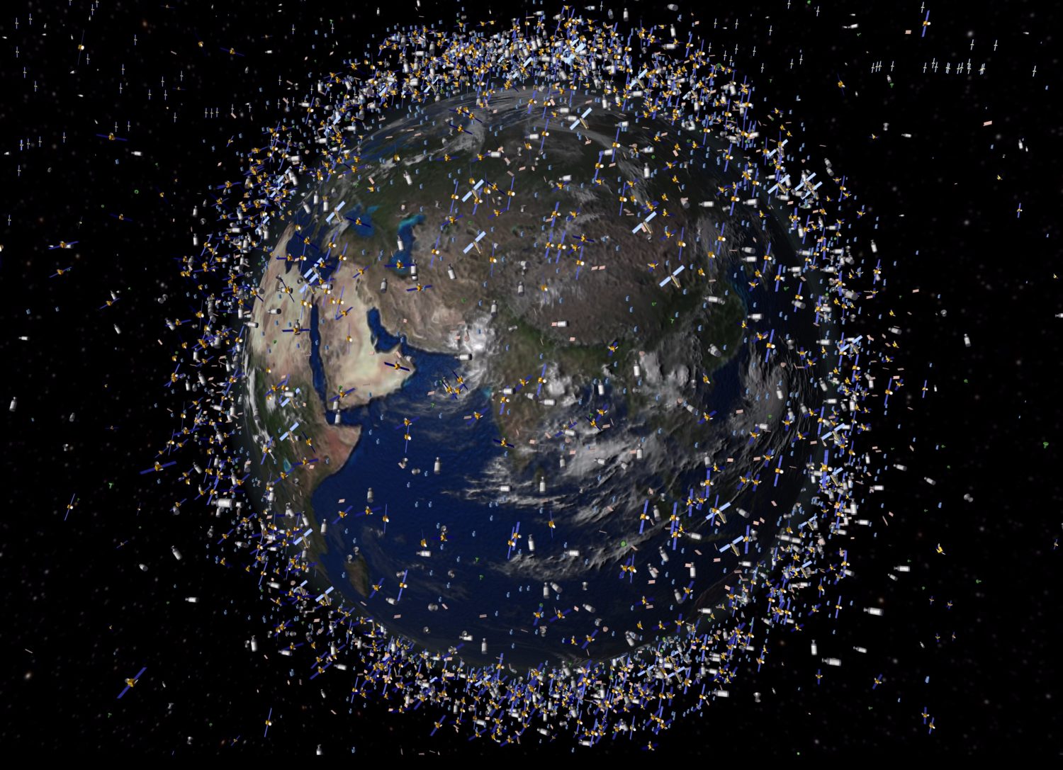 Европейская конференция по космическому мусору: 750 тысяч опасных объектов на орбите