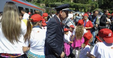 «Детский поезд» в Ватикане: 400 детей из районов, пострадавших от землетрясения