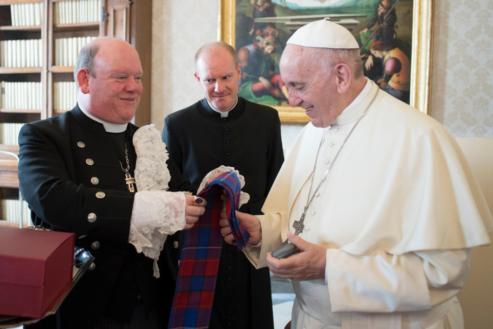 Папа — делегации Церкви Шотландии: да укрепит Святой Дух наше единство