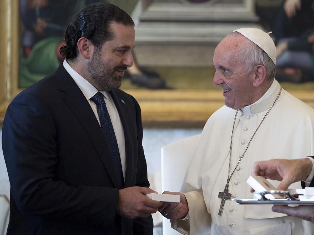 Папа встретился с премьер-министром Ливана