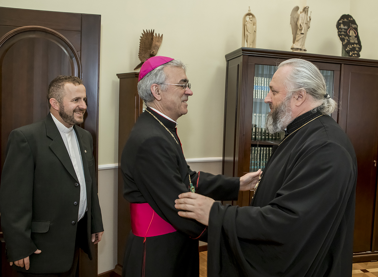 Братская встреча в Епархиальном управлении Кузбасской митрополии РПЦ