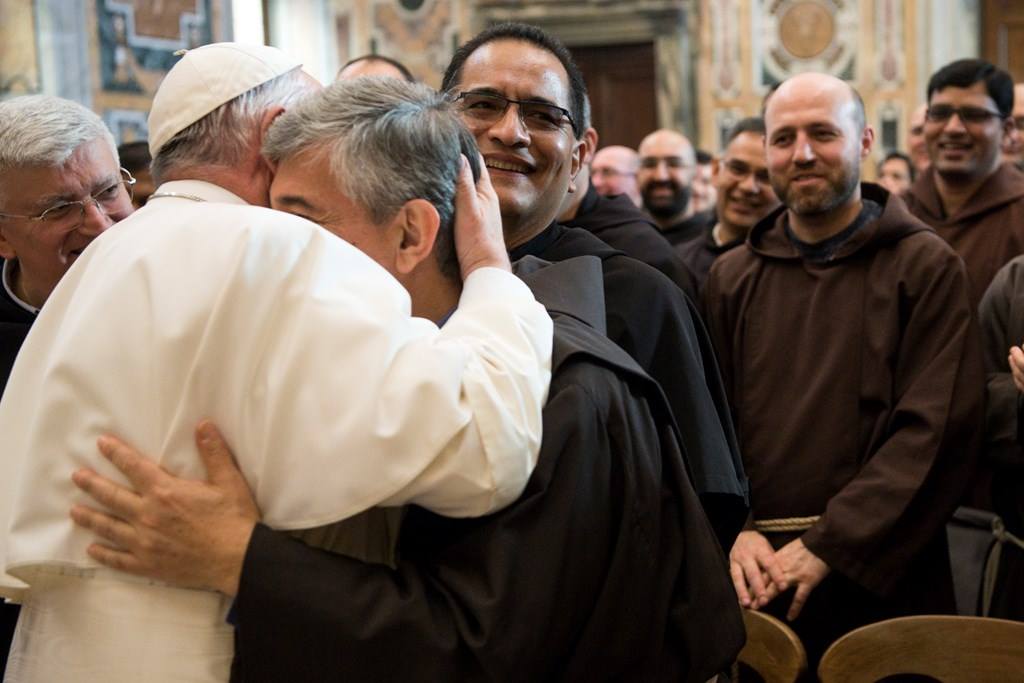 Семья францисканцев у Папы Франциска: «Пусть все называются меньшими» (+ ФОТО)