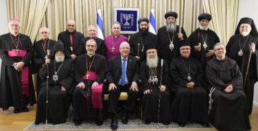 Президент Ривлин заверил Церкви, что суверенитет Израиля над Иерусалимом никак не скажется на их свободе