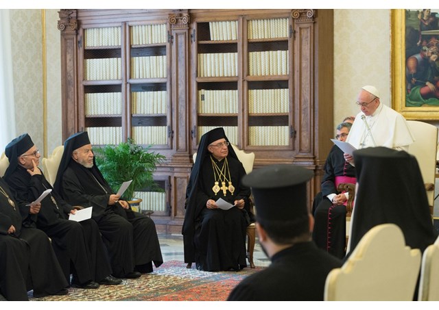 Папа Франциск принял членов Синода Мелькитской Католической Церкви