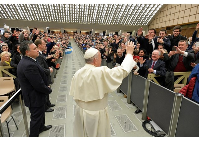 На общей аудиенции в последний день февраля Папа Франциск продолжил наставление о Евхаристии