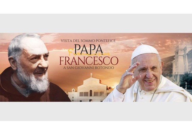 17 марта Папа Франциск посещает места рождения и служения святого Отца Пио