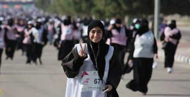 В Саудовской Аравии состоялся первый в истории страны женский спортивный марафон