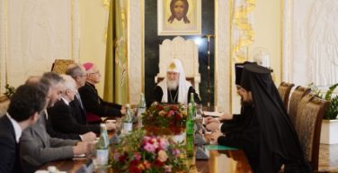 Патриарх Кирилл встретился с делегацией итальянской провинции Тренто