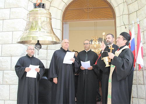 Состоялось освящение колокола, переданного в дар Маронитской Церкви по благословению Патриарха Кирилла