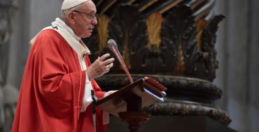 Проповедь Папы Франциска на Мессе торжества Пятидесятницы.  20 мая 2018 г., собор Св. Петра