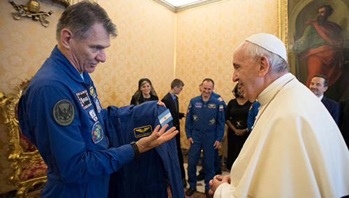 Некоторые подробности встречи Папы Франциска с космонавтами-участниками 53-й долговременной экспедиции МКС