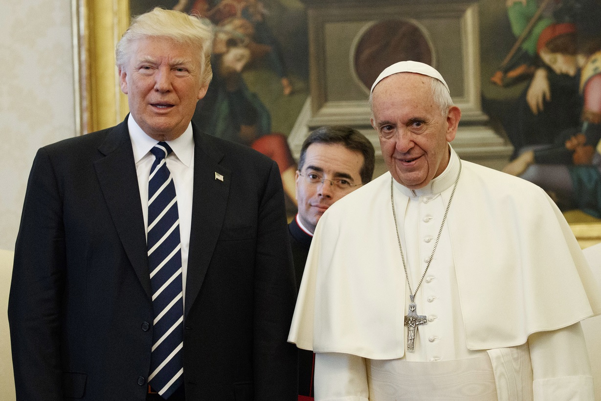 Дональд Трамп выразил свою поддержку Папе Франциску
