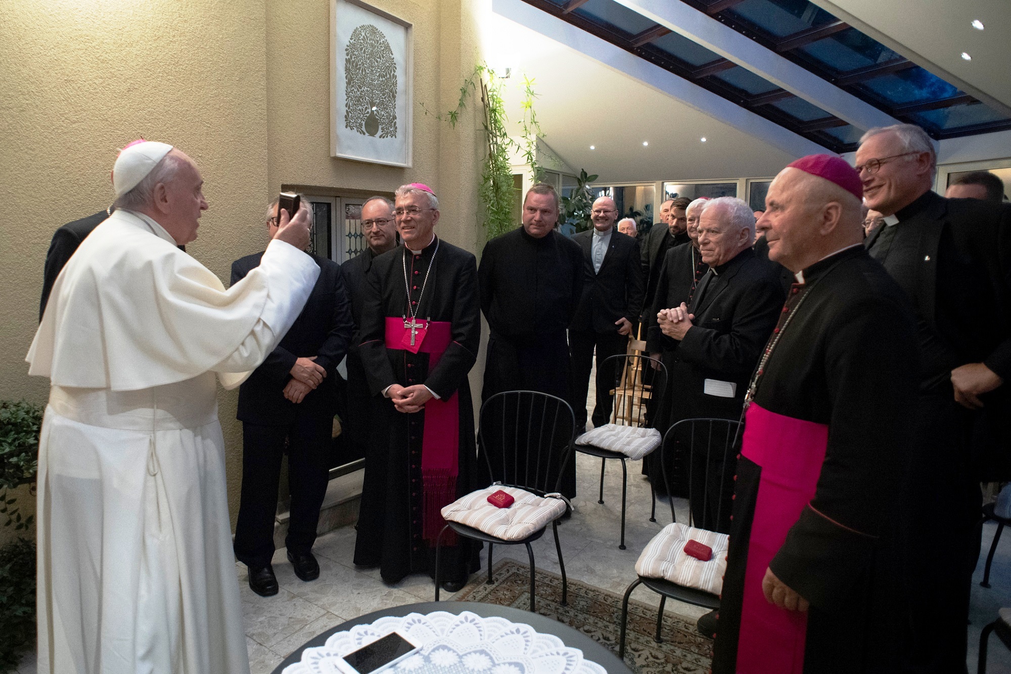 Обнародованы подробности встречи Папы с прибалтийскими иезуитами (+ ФОТО)