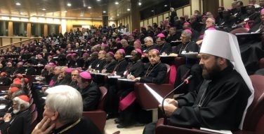 Митрополит Иларион выступил на заседании Синода епископов Католической Церкви