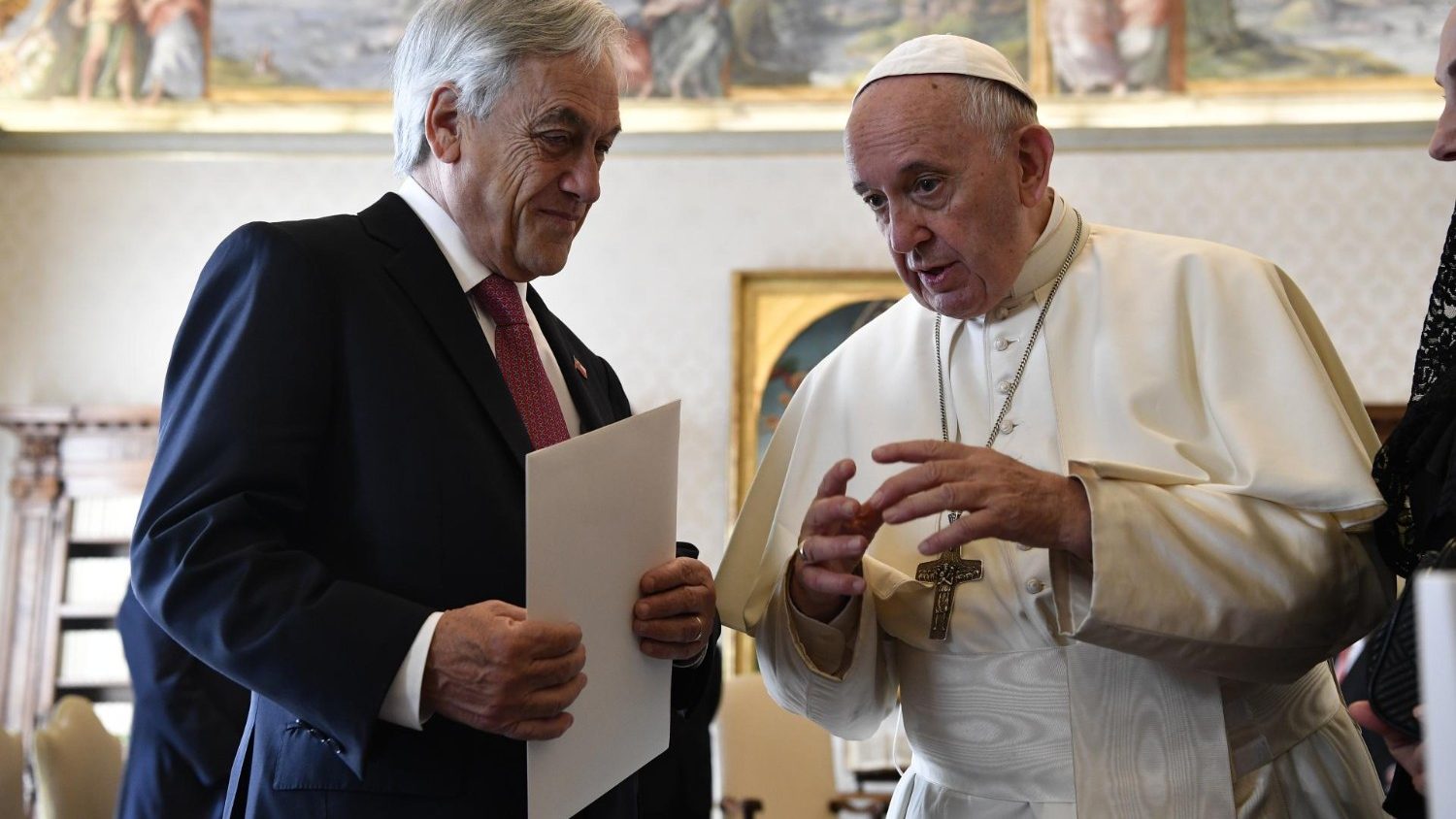 Папа встретился с президентом Республики Чили