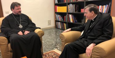 Управляющий приходами Московского Патриархата в Италии встретился с главой Папского Совета по содействию христианскому единству
