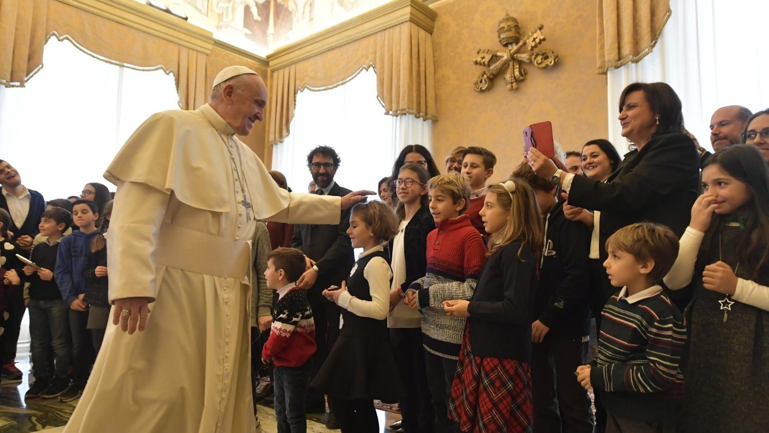 Папа — детям из «Католического действия»: будьте руслами доброты (+ ФОТО)