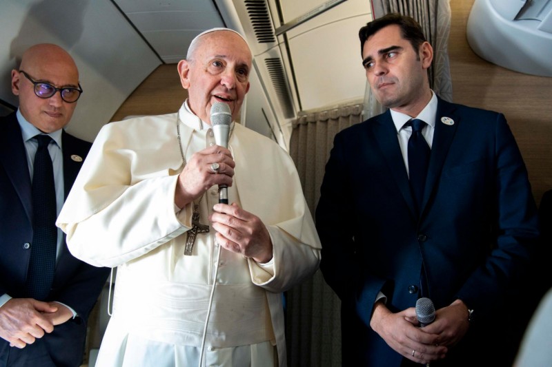 Апостольское путешествие в Панаму: пресс-конференция Папы во время полета (+ ФОТО)