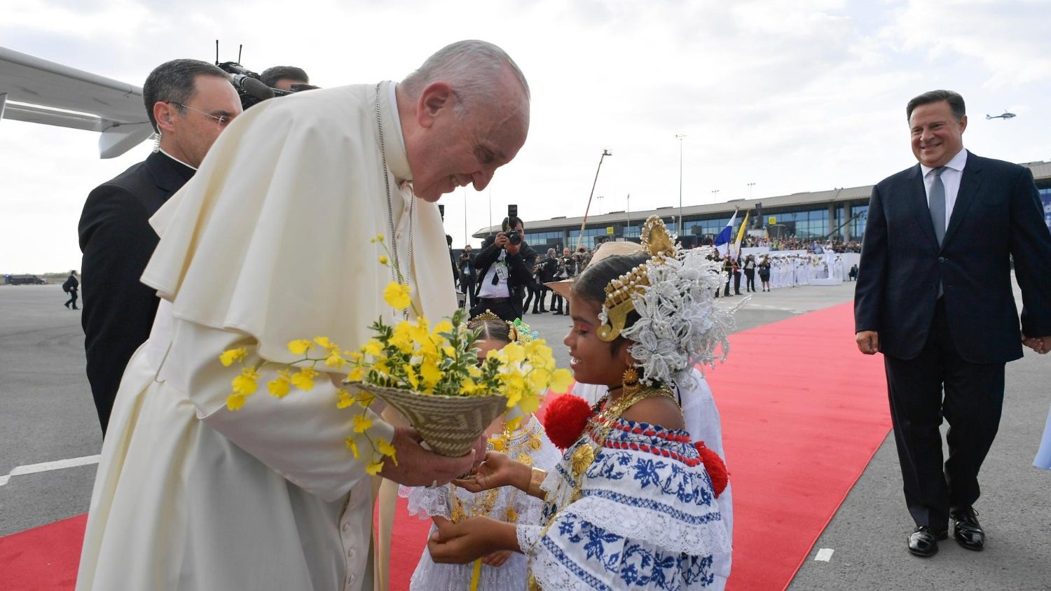 Святейший Отец Франциск прибыл в Панаму (ФОТО + ВИДЕО)