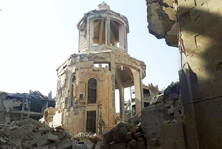 Башар Асад пообещал восстановить армянскую церковь в Дейр-эз-Зоре