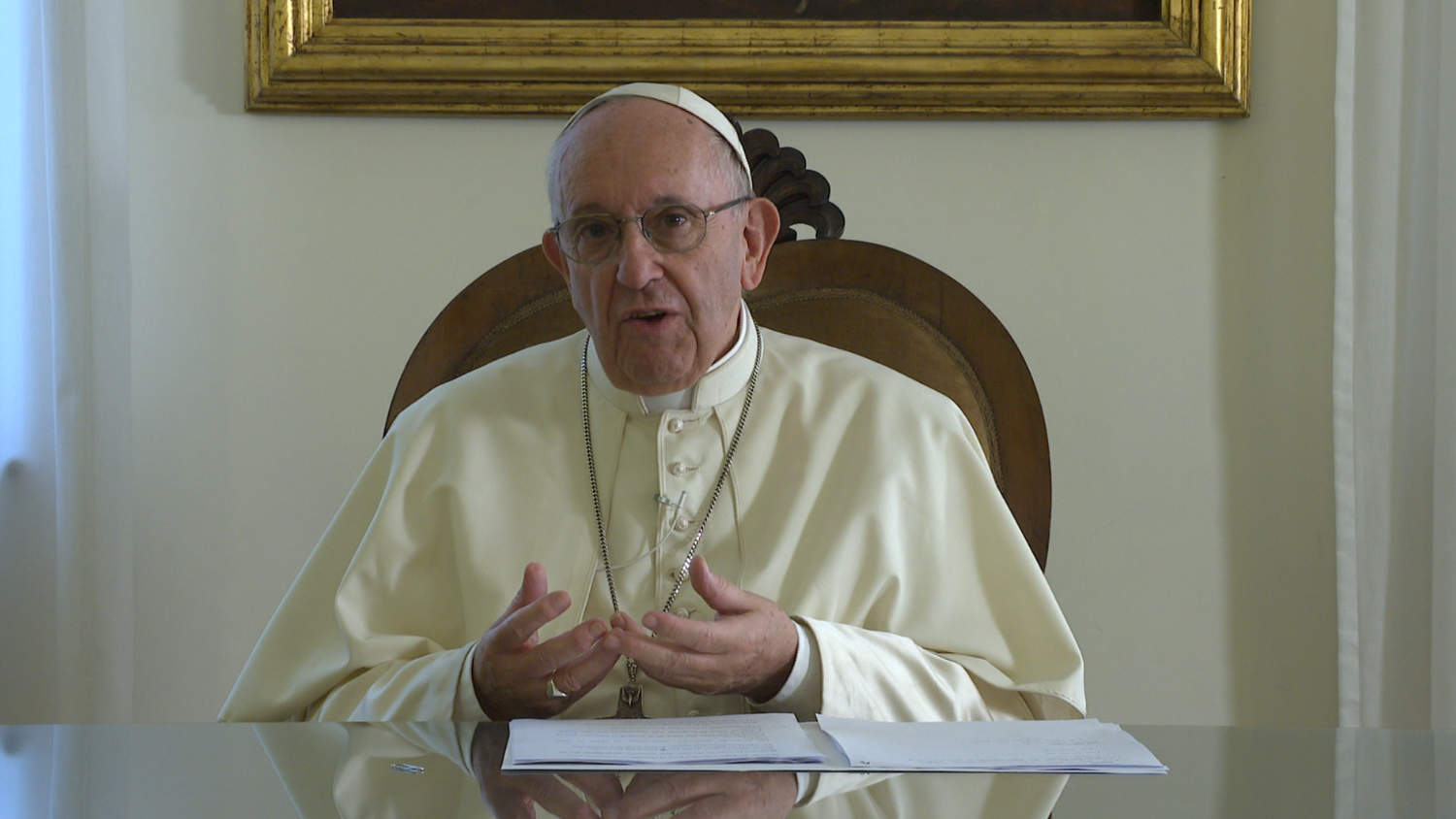 Видеопослание Папы по случаю Всемирного правительственного саммита