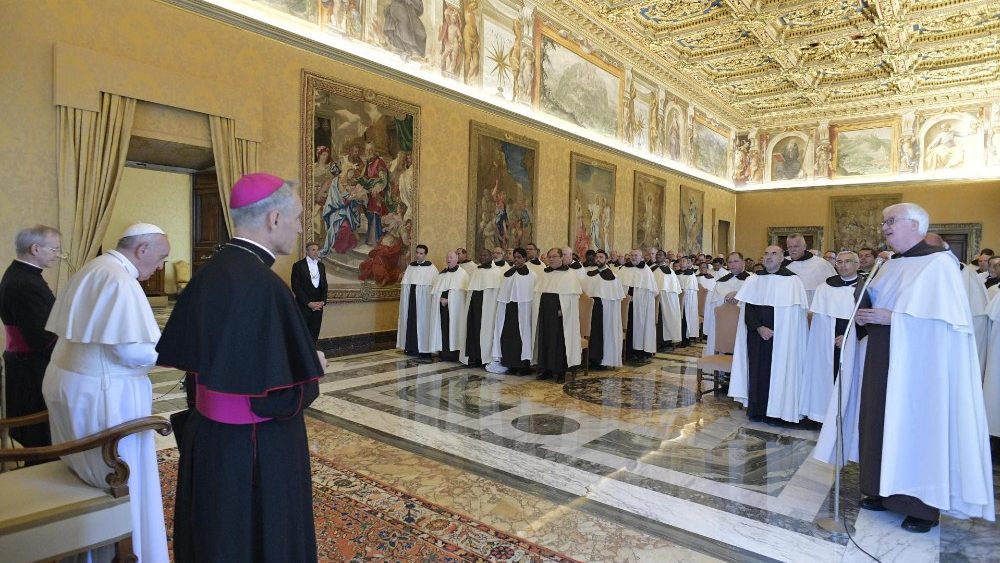 Папа Франциск принял руководителей Ордена кармелитов