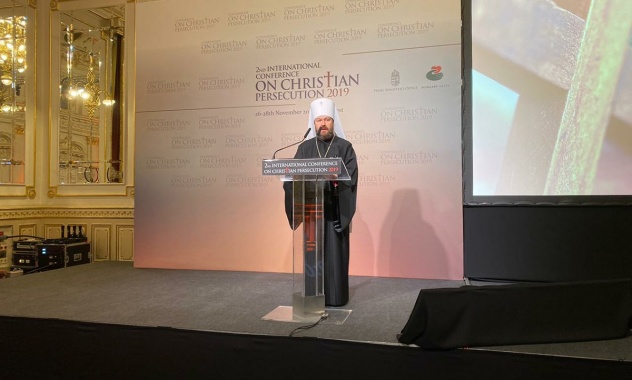 Митрополит Волоколамский Иларион принял участие во II Международной конференции, посвященной теме защиты христиан