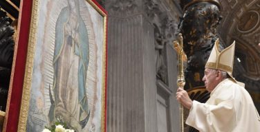 Папа Франциск возглавил Мессу в день литургического поминовения Богородицы Гваделупской
