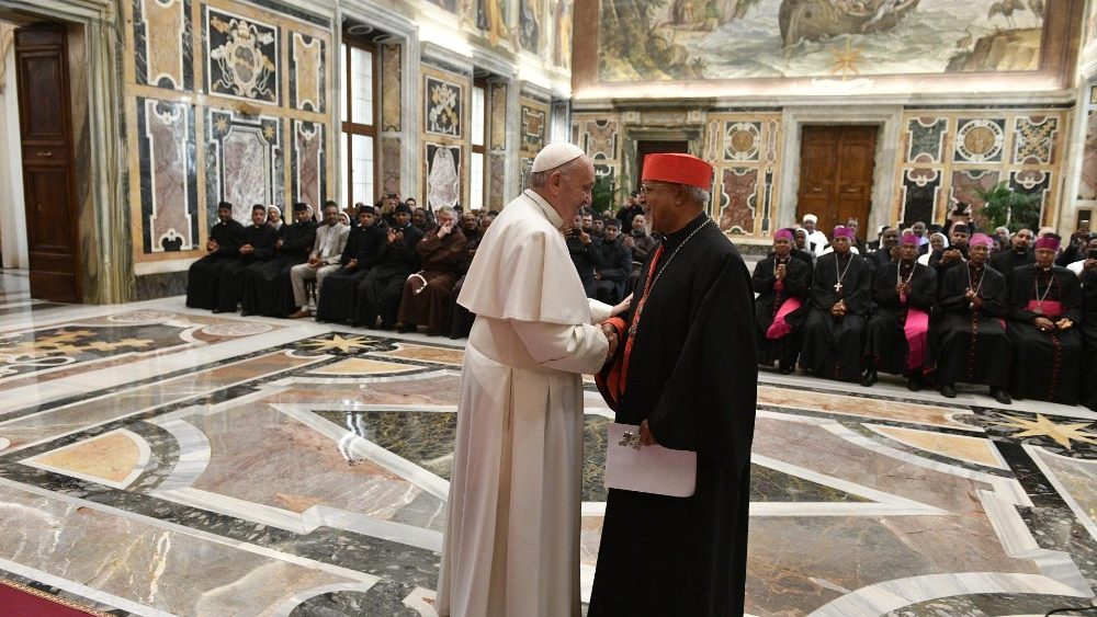 Папа Франциск встретился с общиной Папской эфиопской коллегии