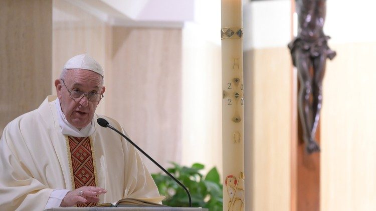 На Мессе в Доме Святой Марфы Папа Франциск указал, что Дух Святой ведет христианина в неизведанное