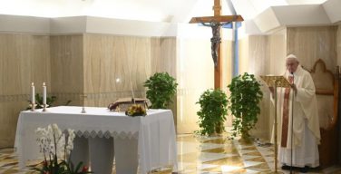 На Мессе в Доме Святой Марфы Папа Франциск призвал к возвращению к радости первого призвания