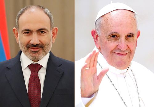 Премьер-министр Армении провел телефонный разговор с Папой Римским Франциском