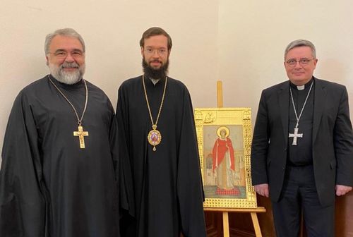 Патриарший экзарх Западной Европы встретился с католическим архиепископом Монако