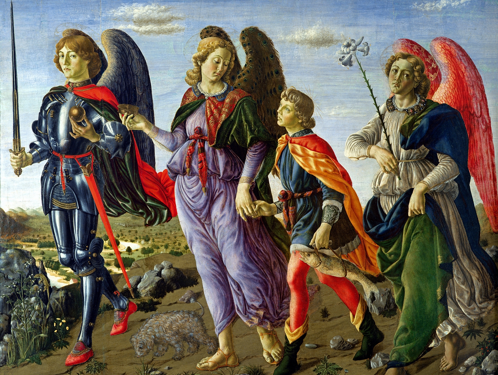 Мир ангелов: Архангелы Михаил, Гавриил и Рафаил