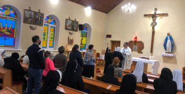 Таинство больных (Елеосвящения) в новосибирском приходе францисканцев
