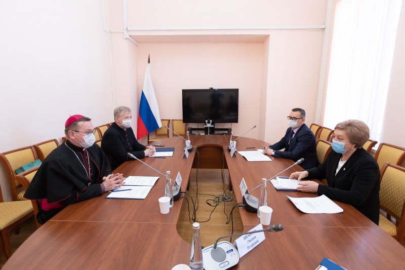 Епископ Николай Дубинин встретился с первым вице-губернатором Псковской области