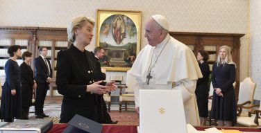 Папа Франциск встретился с председателем Еврокомиссии