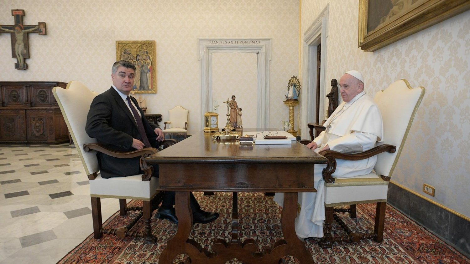 Папа встретился с президентом Республики Хорватия