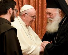 Папа Франциск встретился с Предстоятелем Элладской Православной Церкви