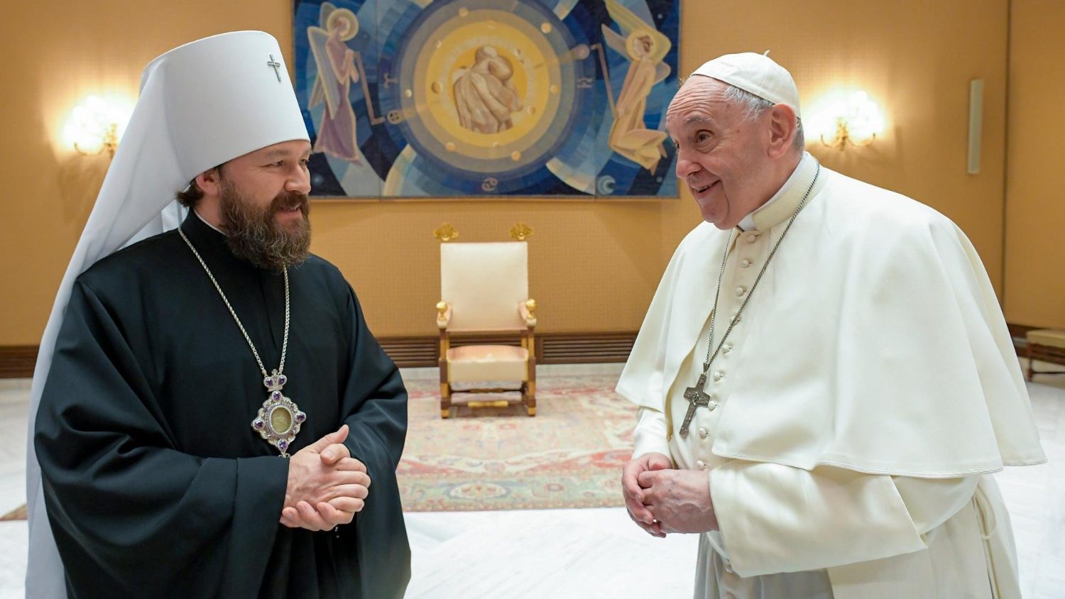 Папа встретился с митрополитом Иларионом