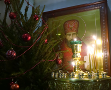 Празднование Рождества Христова в петербургском приходе Сошествия Святого Духа католиков византийского обряда (ВИДЕО)