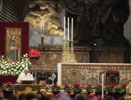 Te Deum. Папа: Богородица возвращает нам смысл Рождества