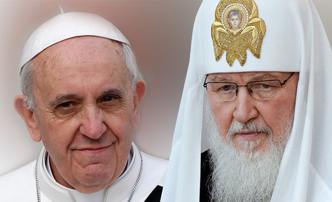 Папа Франциск и Патриарх Кирилл провели встречу по удаленной связи
