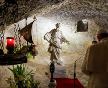 Мальта. Молитва Папы Франциска в Гроте св. апостола Павла