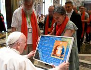 Папа встретился с жителями «Деревни Франциска»