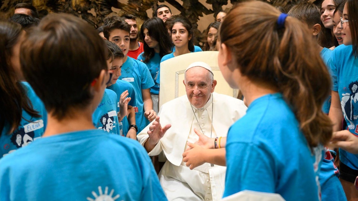 Папа приветствовал детей из летнего ватиканского лагеря (+ ФОТО)