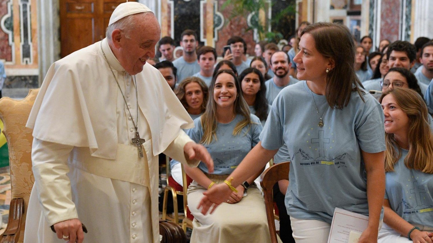 Папа встретился с «Группами Пресвятой Девы»