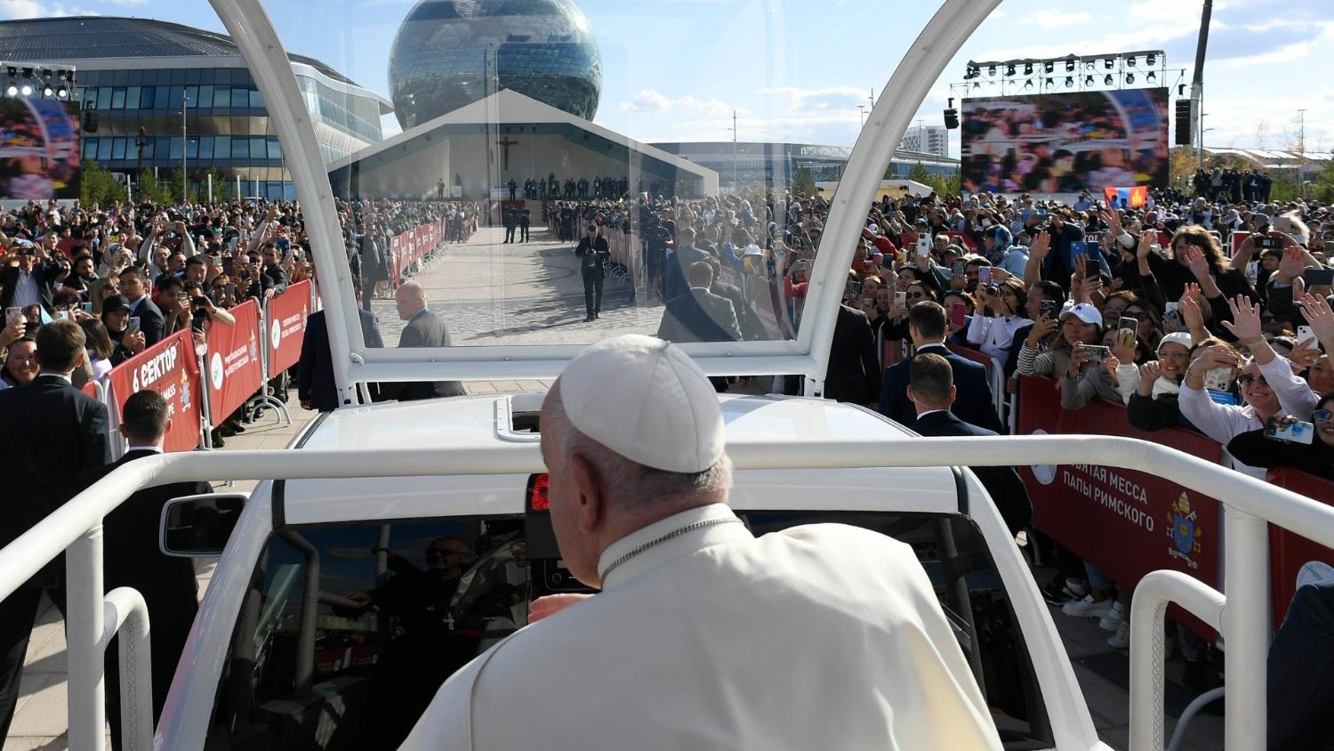 Апостольский визит Папы Франциска в Казахстан за одну минуту (ВИДЕО)