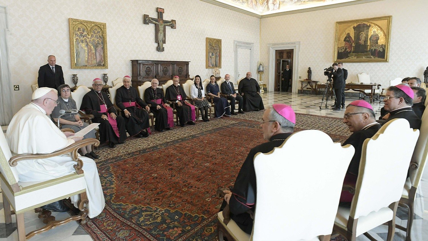 Папа принял на аудиенции членов фонда Populorum Progressio
